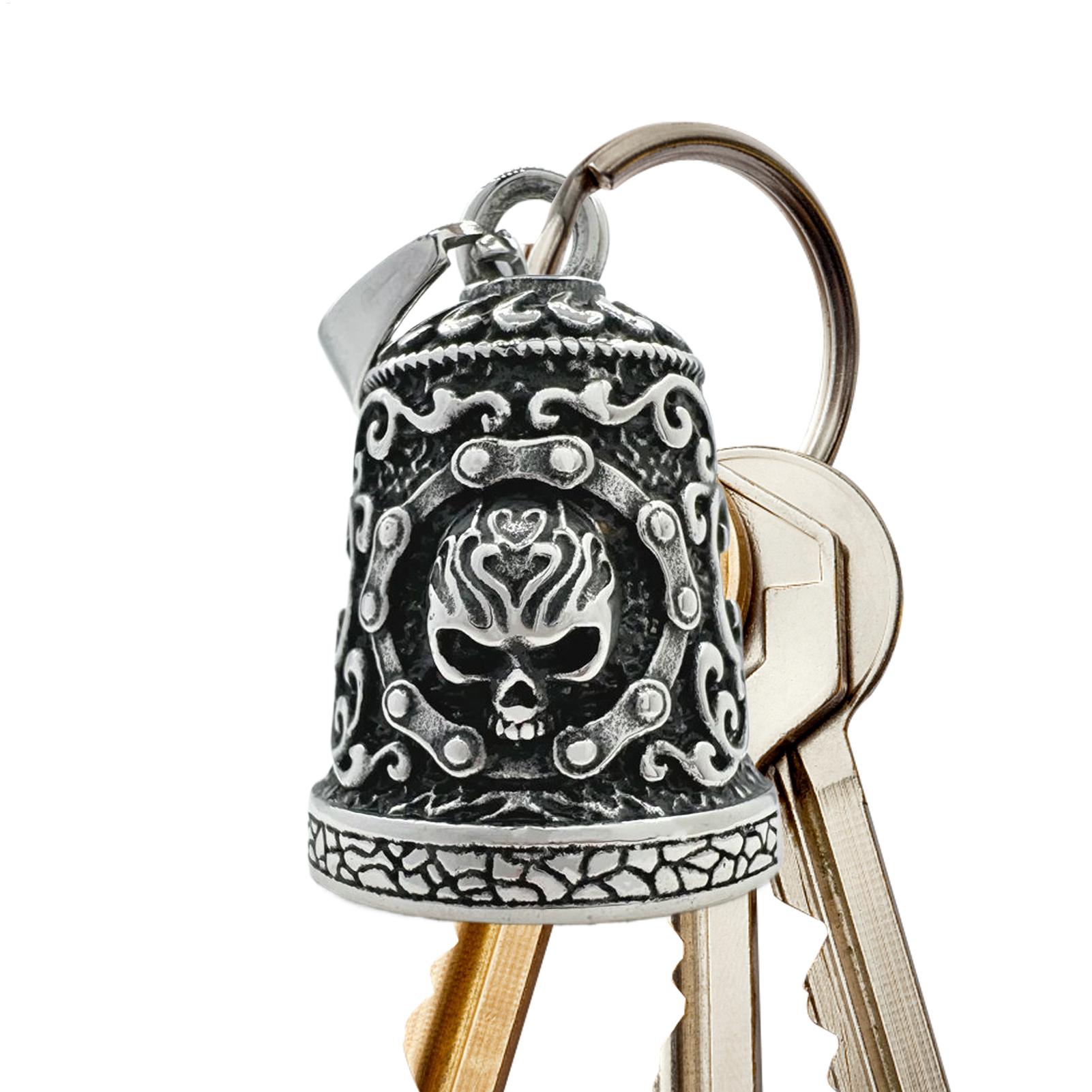 جرس على شكل جمجمة للدراجات الن - مراجعة Motorcycle Chain وسعره